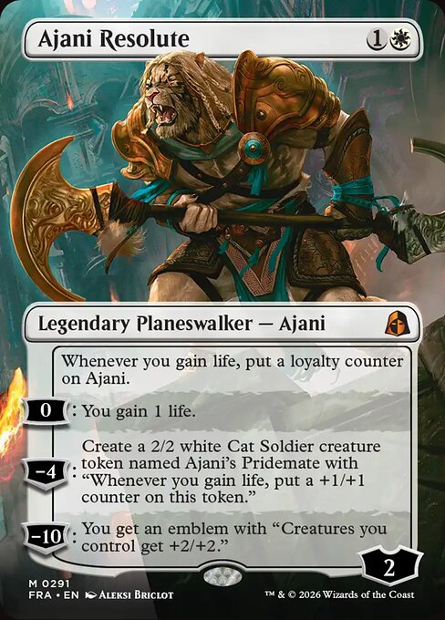 Ajani Resolute (291) - BORDERLESS - Reality Fracture - Game On