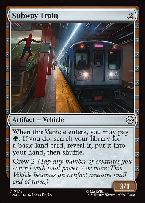 Subway Train (178) (Foil) - Marvel's Spider-Man - Game On