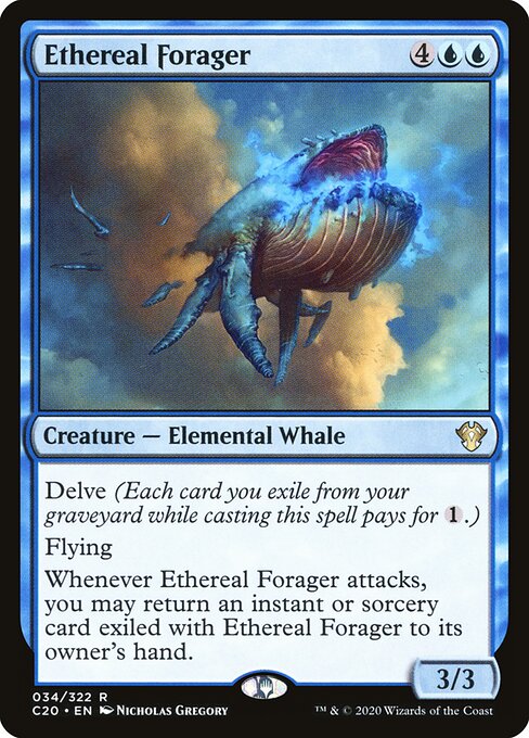 Ethereal Forager (34) - Commander 2020 - Game On