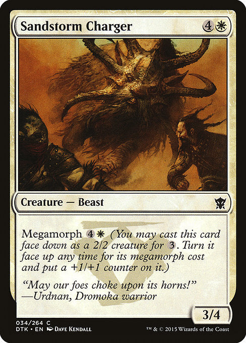 Sandstorm Charger (34) (Foil) - Dragons of Tarkir - Game On