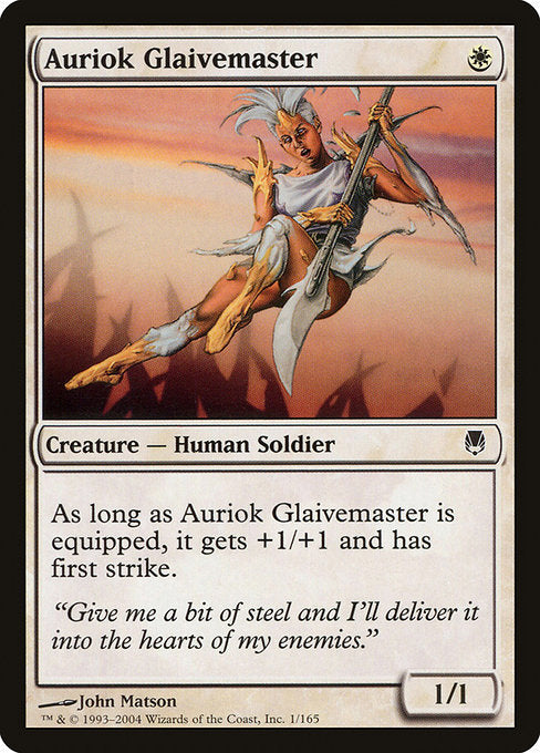 Auriok Glaivemaster (1) (Foil) - Darksteel - Game On