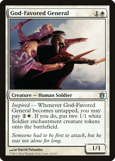 God-Favored General (14) (Foil) - Born of the Gods - Game On