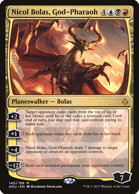 Nicol Bolas, God-Pharaoh (140) (Foil) - Hour of Devastation - Game On