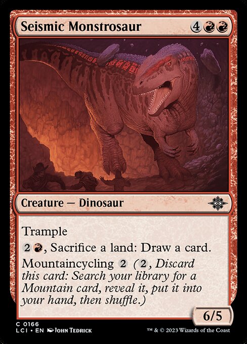 Seismic Monstrosaur (166) (Foil) - The Lost Caverns of Ixalan - Game On