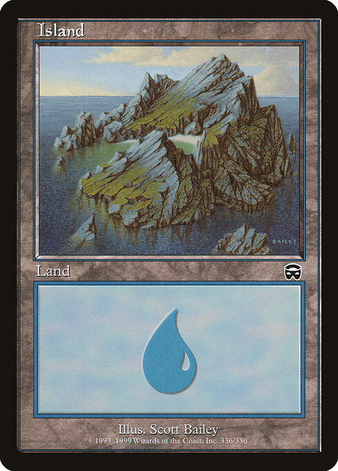 Island (336) (Foil) - Mercadian Masques - Game On