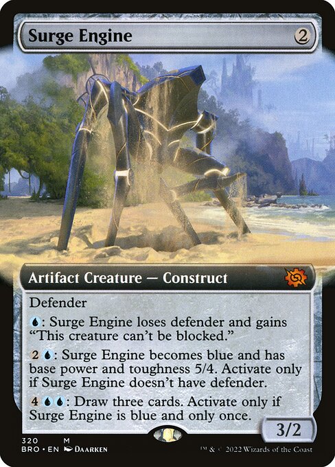 Surge Engine (320) - EXTENDED ART (Foil) - The Brothers' War - Game On