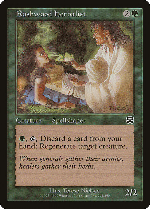 Rushwood Herbalist (265) - Mercadian Masques - Game On