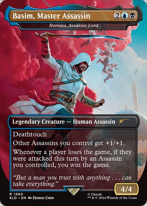 Ramses, Assassin Lord (1560) - BORDERLESS - FULL ART - Secret Lair Drop - Game On