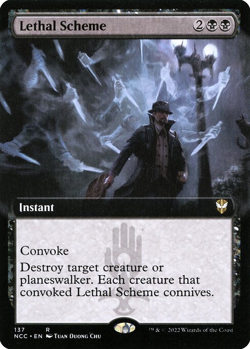 Lethal Scheme (137) - EXTENDED ART - New Capenna Commander - Game On