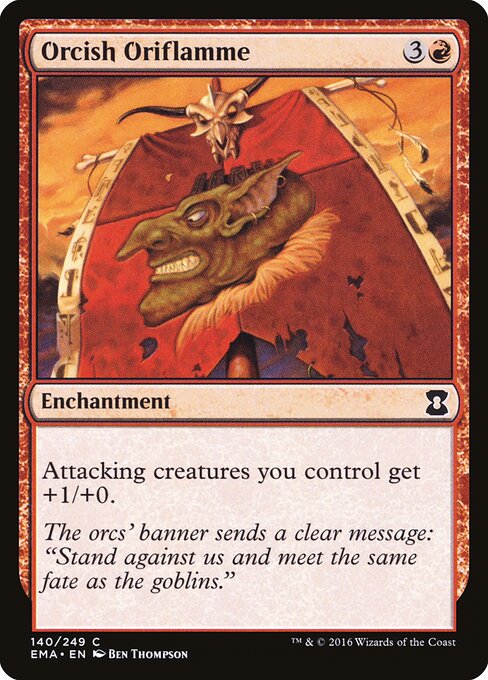 Orcish Oriflamme (140) (Foil) - Eternal Masters - Game On