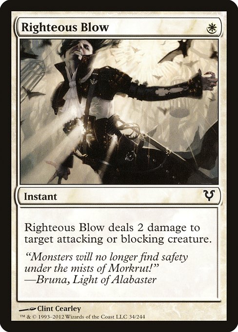 Righteous Blow (34) (Foil) - Avacyn Restored - Game On