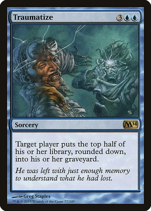 Traumatize (77) (Foil) - Magic 2014 - Game On