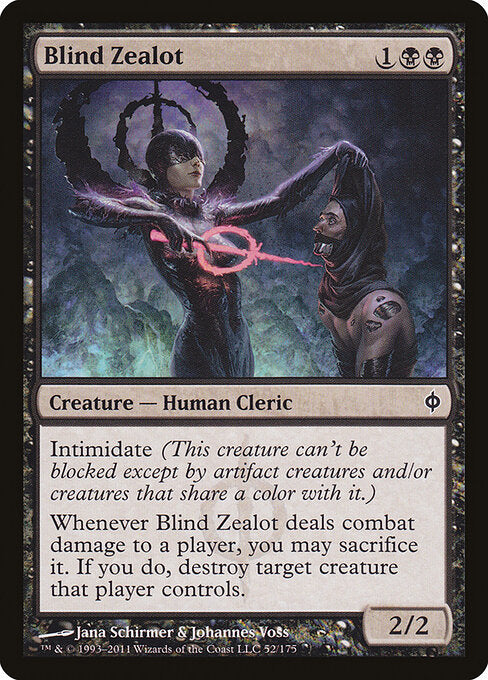 Blind Zealot (52) (Foil) - New Phyrexia - Game On