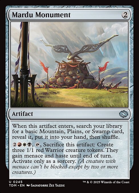 Mardu Monument (245) (Foil) - Tarkir: Dragonstorm - Game On
