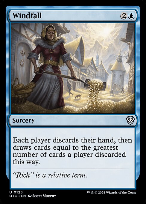 Windfall (123) - Outlaws of Thunder Junction Commander - Game On