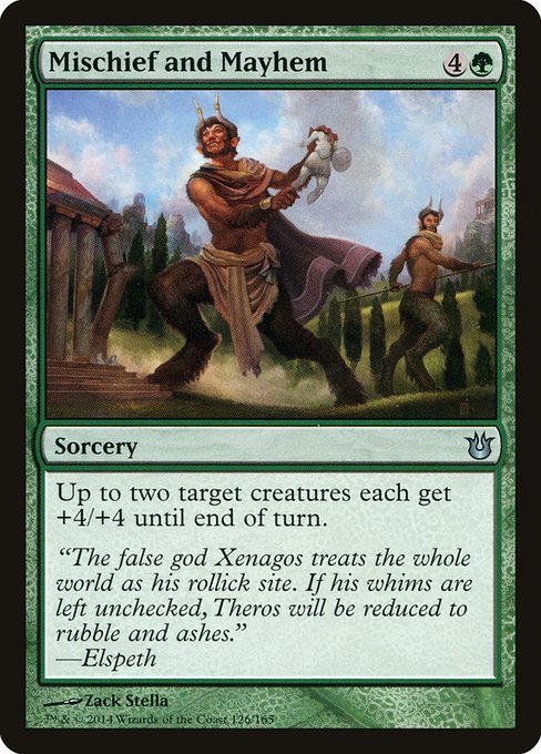 Mischief and Mayhem (126) (Foil) - Born of the Gods - Game On