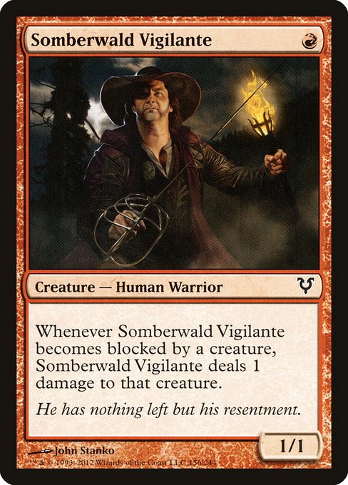 Somberwald Vigilante (156) (Foil) - Avacyn Restored - Game On