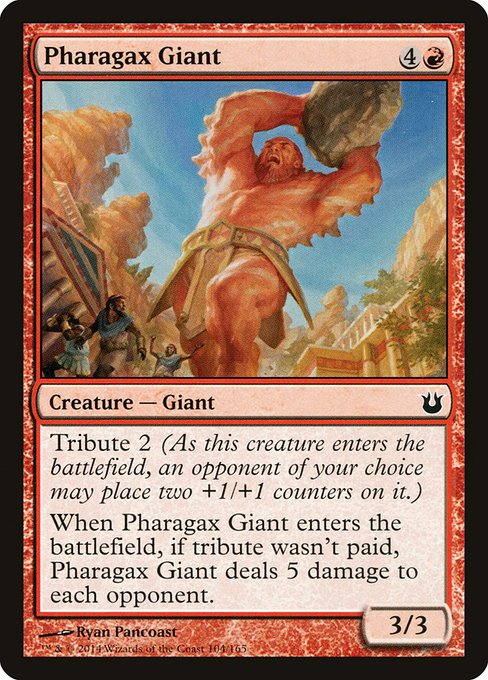 Pharagax Giant (104) (Foil) - Born of the Gods - Game On