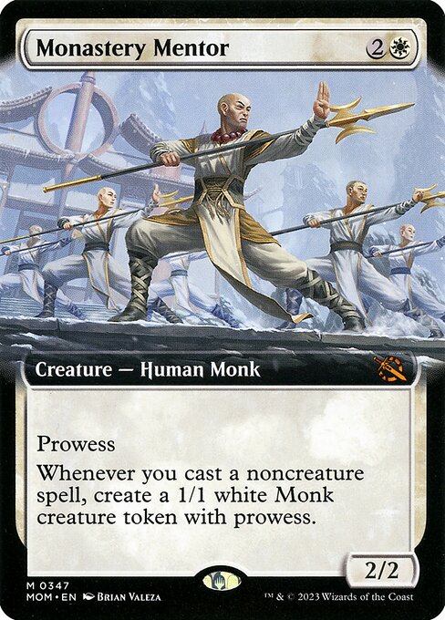 Monastery Mentor (347) - EXTENDED ART (Foil) - March of the Machine - Game On