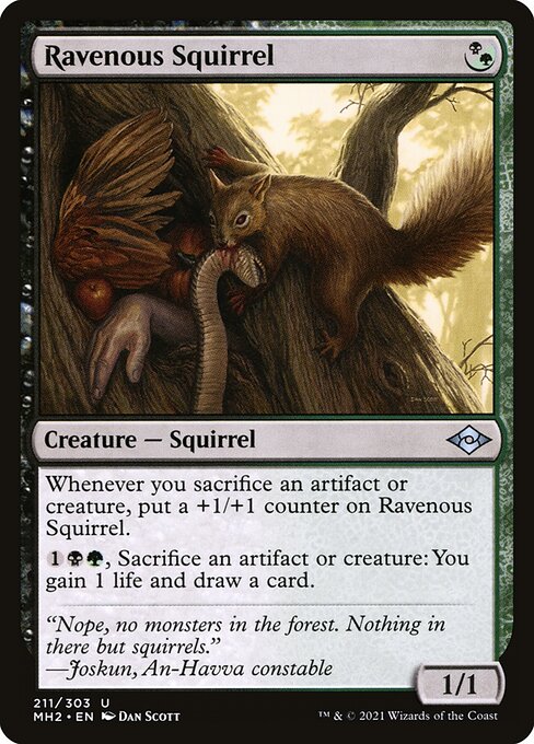 Ravenous Squirrel (211) - Modern Horizons 2 - Game On