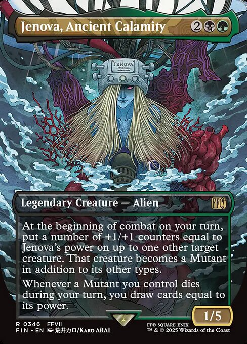 Jenova, Ancient Calamity (346) - BORDERLESS - FULL ART (Foil) - Final Fantasy - Game On