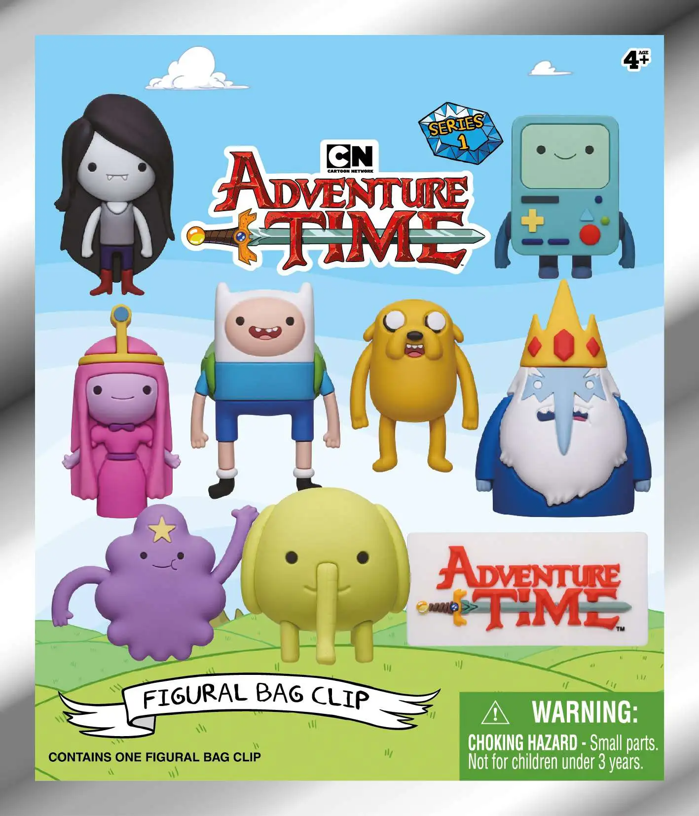Adventure Time 3D Foam Bag Clip, Series 1 - Game On