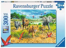 African Animal Babies 300pc - Game On