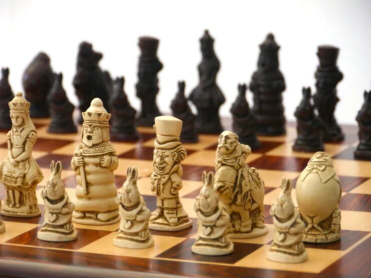 Alice in Wonderland Resin Chess Stone - Classic - Game On