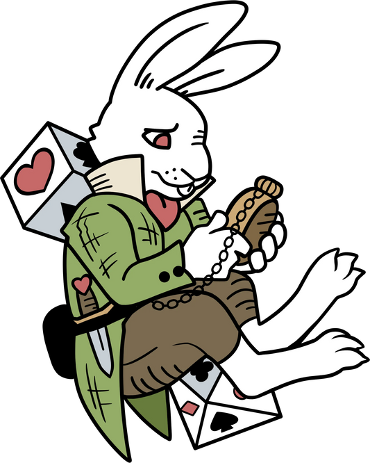 Alice's Adventures in Diceland: The White Hare - Enamel Pin - Game On