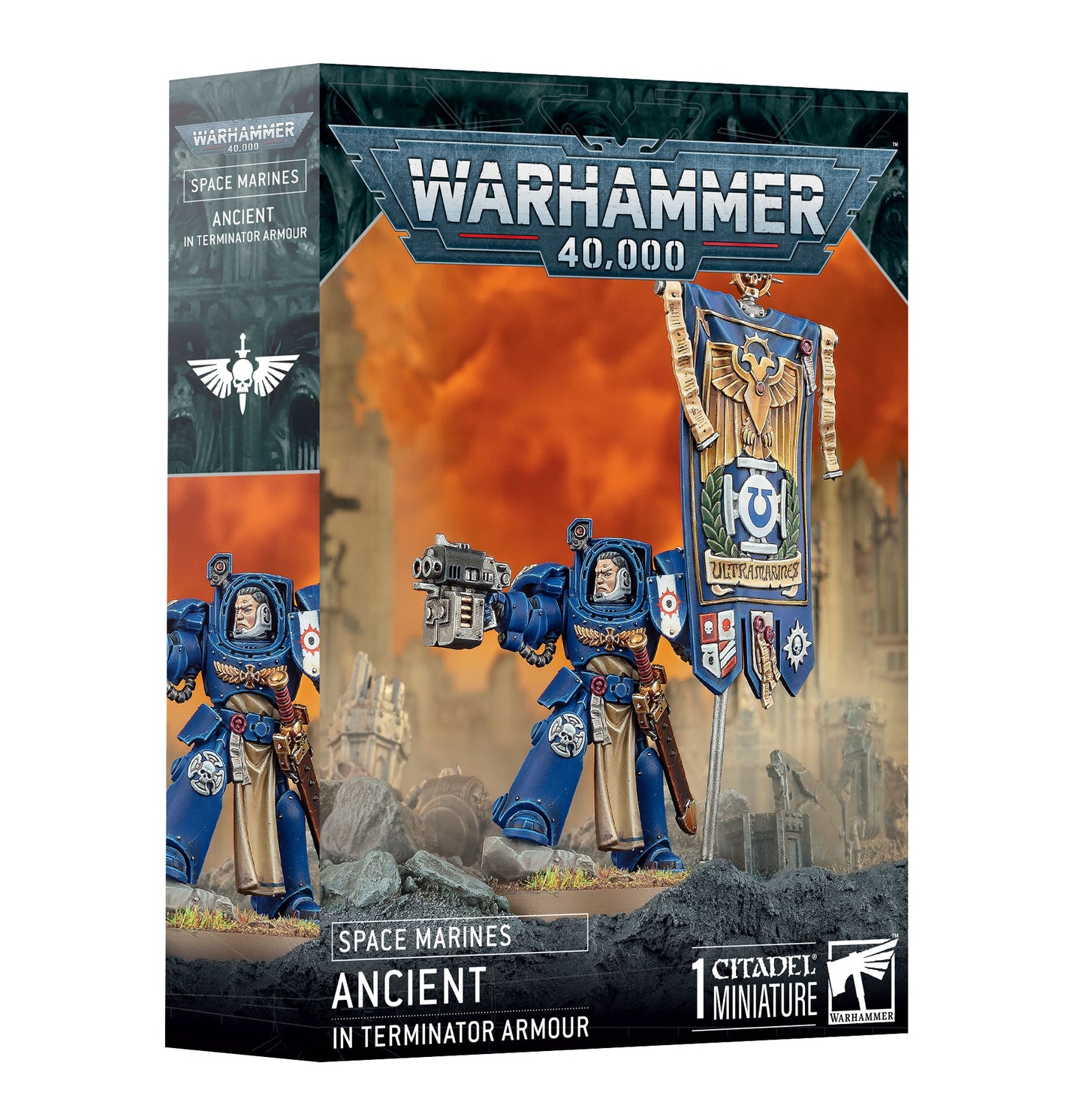 Ancient in Terminator Armour - Space Marines - Game On