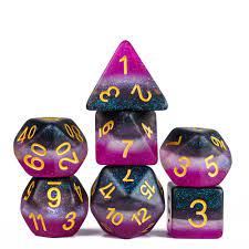 Asexual Flag Dice Set - Game On