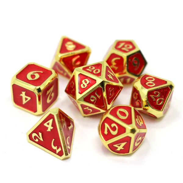 Auric Ruby - RPG Dice Set - Game On