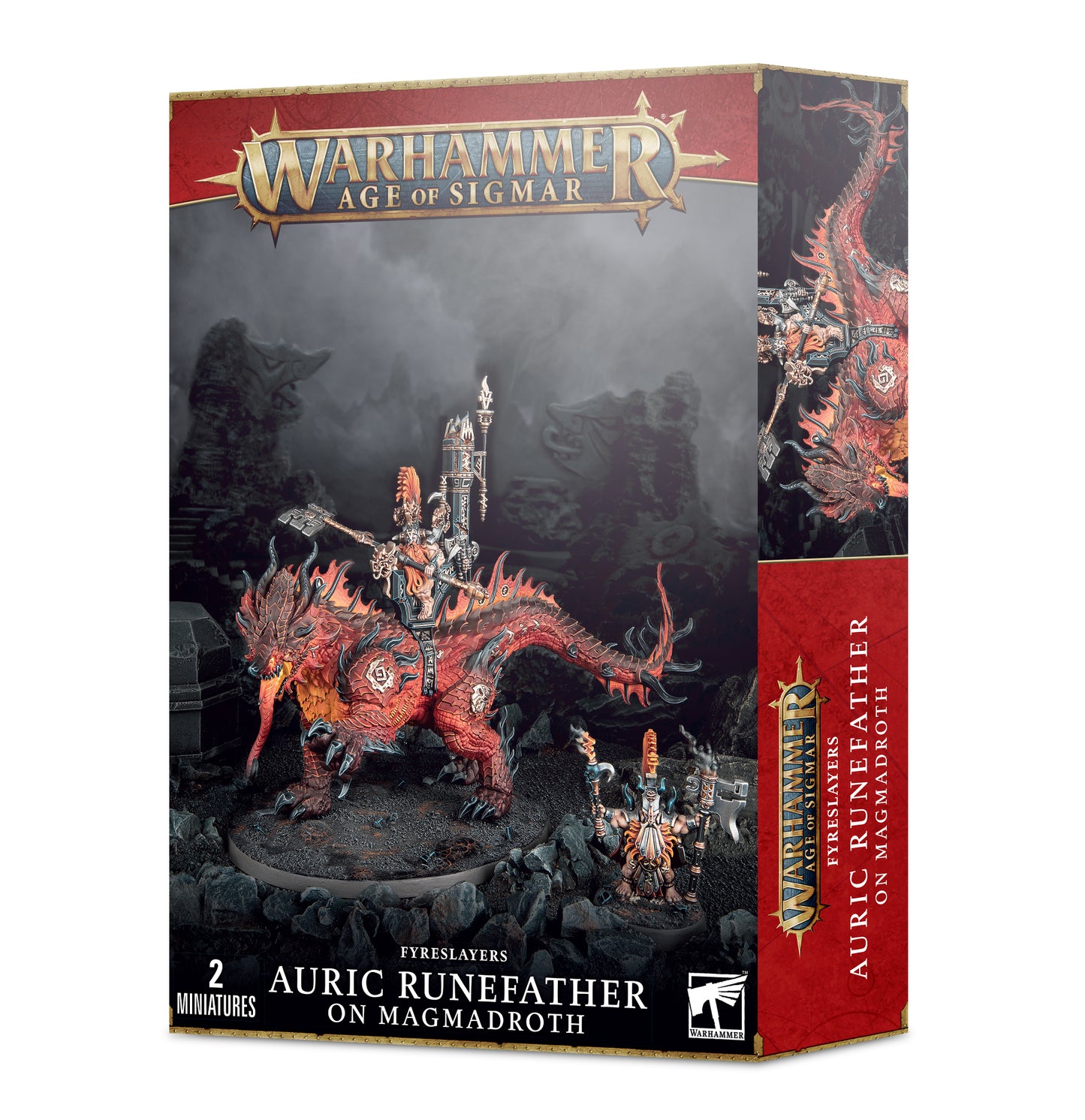 Auric Runefather Magmadroth - Fyreslayers - Game On