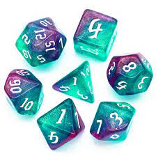 Aurora Elemental RPG Dice Set - Game On