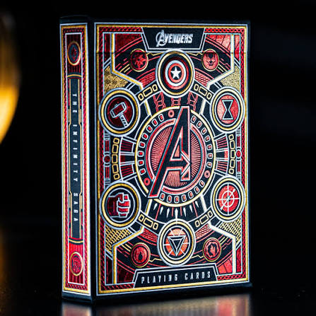 Avengers Red Playing Cards - Classic - Game On
