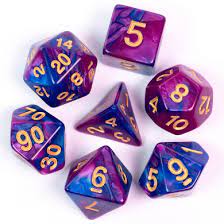 Between Dimensions RPG Dice Set - Game On