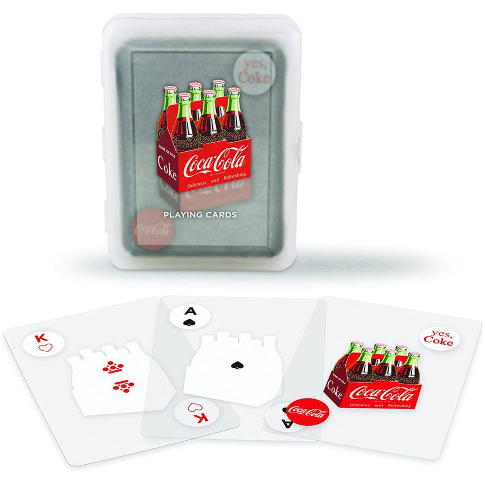 Bicycle Coke, Clear Plastic - Classic - Game On