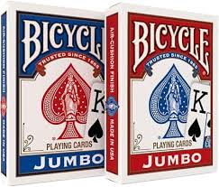 Bicycle Poker Size Jumbo - Classic - Game On