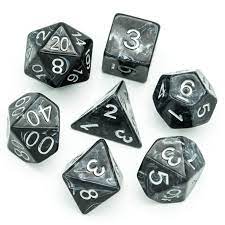 Black Brushed White Silk RPG - Game On
