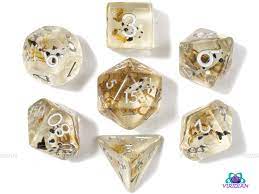 Black Koi Fish RPG Dice Set - Game On