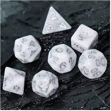 Black Stone RPG Dice Set - Game On