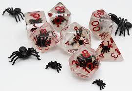 Black Widow RPG Dice Set - Game On