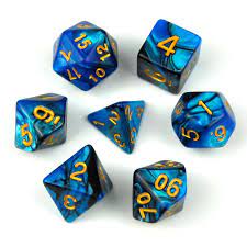 Blend Blue/Black Dice - Game On