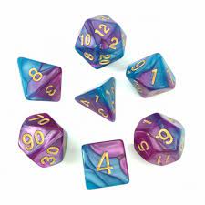 Blend Purple/Blue Dice - Game On