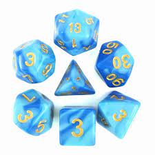 Blend Sky Blue/Blue Dice - Game On