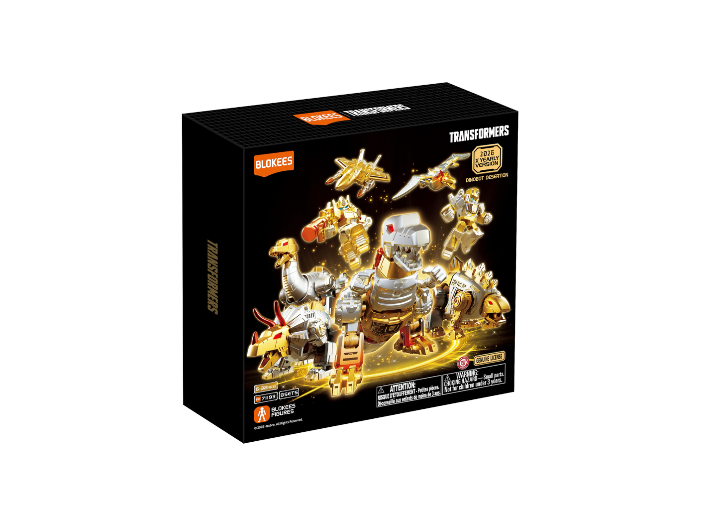XYV03 20226 - Yearly Golden Dinbot Single - Game On