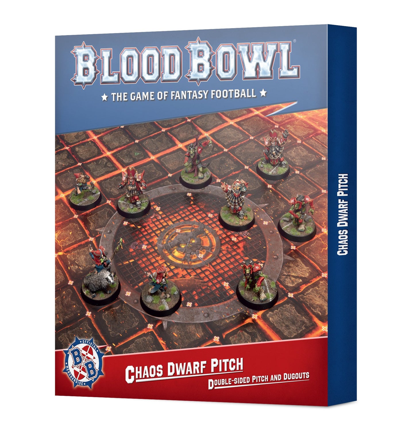 Blood Bowl Chaos Dwarf Team Pitch - Game On