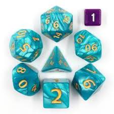 Blue Giant Pearl Dice - Game On