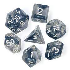 Blue Lava Lamp RPG Dice Set - Game On