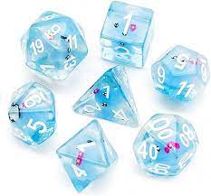 Blue Octopus RPG Dice Set - Game On